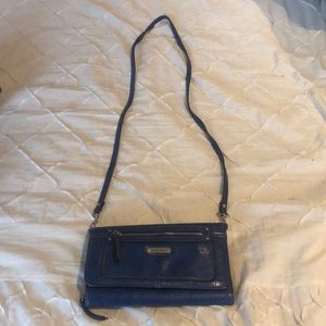 Franco Sarto cross body bag. Blue